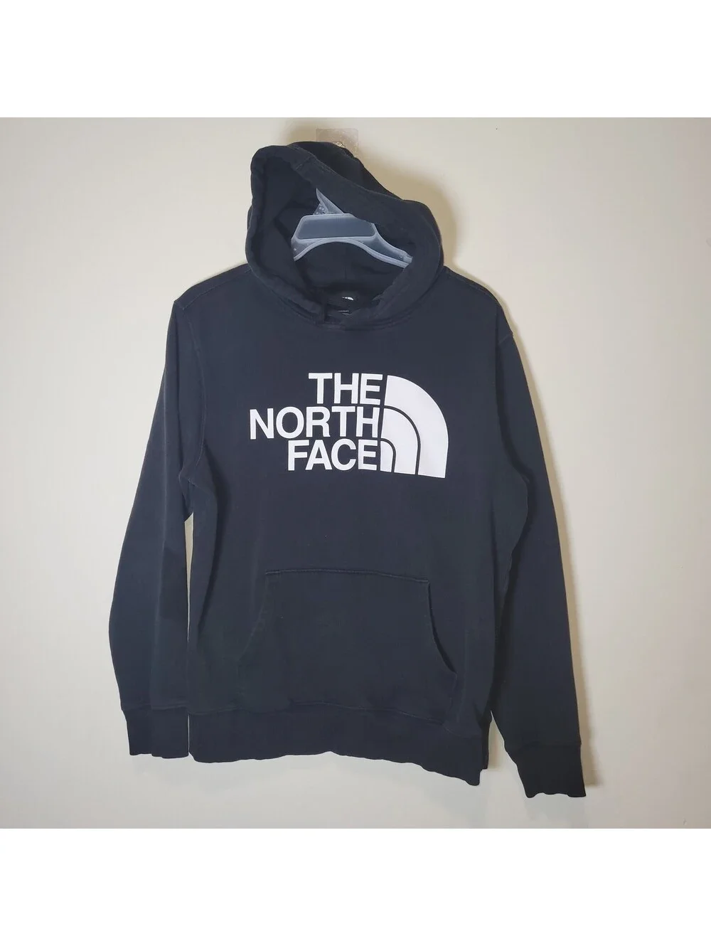 The North Face Men's Half Dome Logo Hoodie Black Size M Pullover Sweatshirt